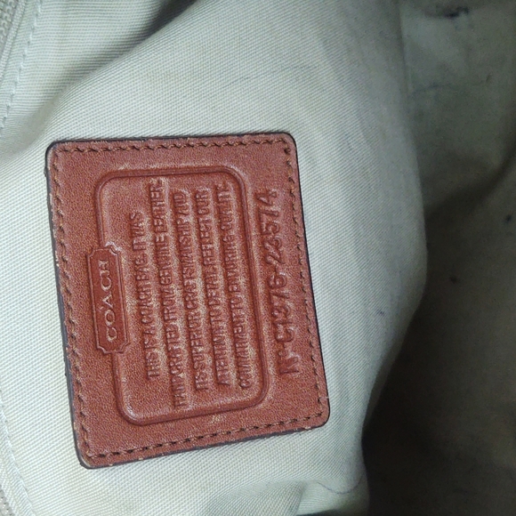 Coach Legacy Haley Leather Top Handle Satchel # 23574 in British Tan - Picture 15 of 17